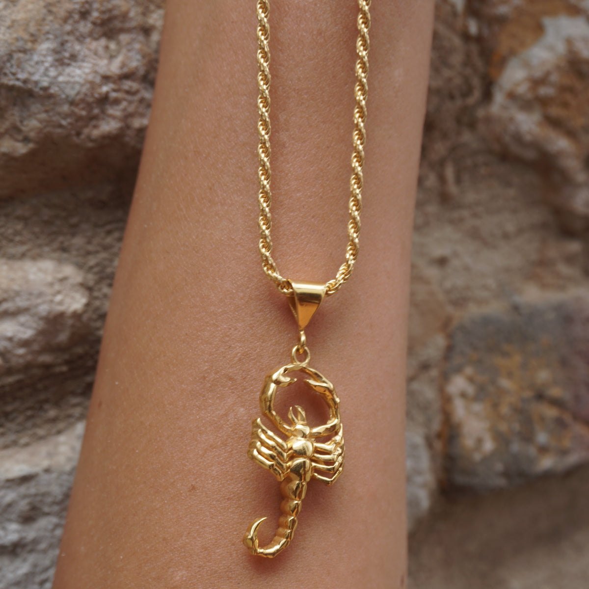The Scorpio Necklace - gold