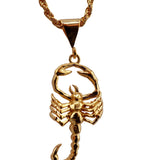 The Scorpio Necklace - gold