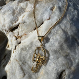 The Scorpio Necklace - gold